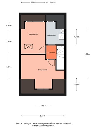 Floorplan - Ons belang 12, 3751 HE Bunschoten-Spakenburg